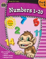 Ready Set Learn: Numbers 1 to 20 (Grades PreK and K)