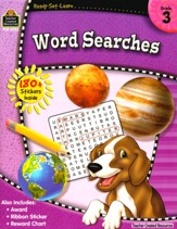 Ready Set Learn: Word Searches (Grade 3)