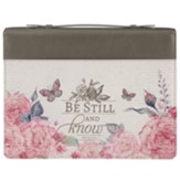 Be Still And Know Butterfly Bible Cover, Large
