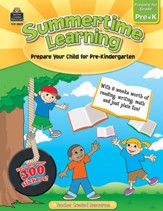 Summertime Learning (Preparing for  Grade PreK)