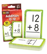 Addition: 0 to 12 Flash Cards