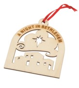 Wood Ornament, pack of 10