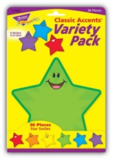 Star Smiles Variety Pack Classic Accents (36 Count) - 3 pack