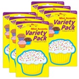 Cupcakes Mini Accents Variety Pack ( 36 pieces) - 6 pack