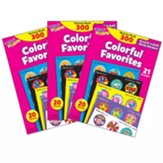 Colorful Favorites Stinky Stickers. Variety Pack, 300  Per Pack, 3 pack