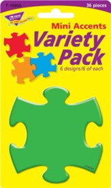 Puzzle Pcs / Mini Variety Pkmini Accents 6 Pk