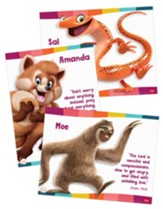 Simply Loved: Bible Memory Buddy Posters (pkg. of 3), Quarter 4