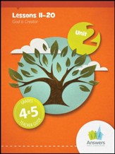 Answers Bible Curriculum Grades 4-5 Unit 2 Teacher Guide (2nd Edition)