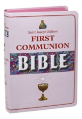 St. Joseph NCB First Communion Edition, Girls - Imperfectly Imprinted Bibles