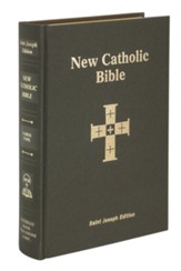 St. Joseph New Catholic Bible Large Print (NCB), Hardcover, black
