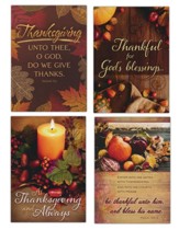 Always Thankful (KJV) Box of 12 Thanksgiving Cards