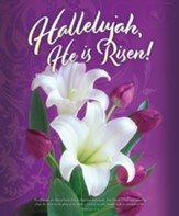 Hallelujah He is Risen! (Romans 6:4) Large Bulletins, 100