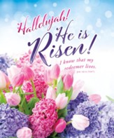 Hallelujah! He is Risen (Job 19:25, NIV) Large Bulletins, 100