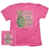 Pineapple Shirt, Pink, Large