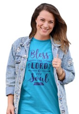 Bless The Lord Shirt, Teal, 3X-Large