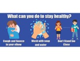 How To Stay Healthy Wall Stickers 5 Pack