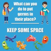 Keep Some Space Wall Stickers 5Pk