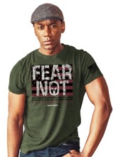 Fear Not Flag Shirt, Green, 3X-Large