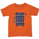 Play Hard Hoops Shirt, Orange, 3T