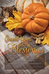 Count Your Blessings (Psalm 103:2, NKJV) Bulletins, 100