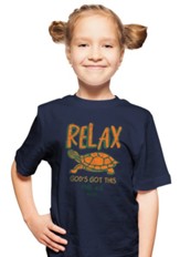 Turtle Shirt, Navy, Youth Large