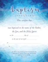 Baptism (Romans 6:4) Certificates, 6