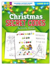 Christmas Secret Codes Coloring Activity Books, Ages 5-7