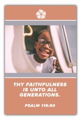 Unto All Generations (Psalm 119:90, KJV) Bulletins, 100