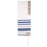 Prayer Shawl with Bag, Size 50, Blue