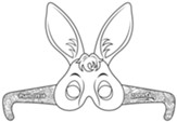 Zoomerang: Kangaroo Paper Mask Cutout (pkg. of 10)