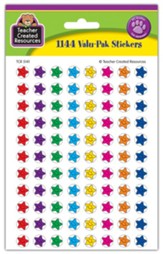 Mini Smiley Stars Stickers Valu-Pak