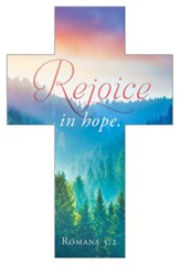 Rejoice In Hope (Romans 5:1-2) Cross Bookmarks, 25