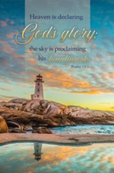 God's Glory (Psalm 19:1, CEB) Bulletins, 100