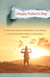 The Hearts of Fathers/Father's Day (Malachi 4:6, KJV) Bulletins,             100