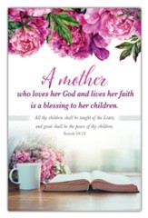 A Mother Who Loves Her God (Isaiah 54:13) Bulletins, 100