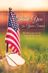 Thank You for Your Service (Psalm 129:8) Bulletins, 100
