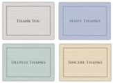Simply Thankful, Box of 12 Thank You Cards