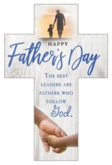 Happy Father's Day - The Best Leaders Cross Bookmarks, 25
