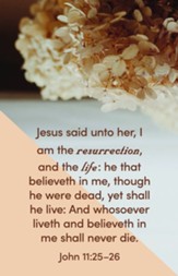Jesus Said (John 11:25-26, KJV) Bulletins, 100