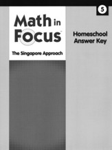 Math in Focus: The Singapore Approach Homeschool Answer Key, Grade 5