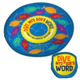 Dive Into God's Word Flying Disc and Nylon Pouch