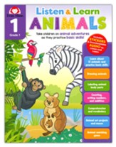 Listen & Learn Animals, Grade 1