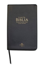 Reina Valera 1960, tamano manual, letra grande, imitacion piel negro (Handy Size Bible, Large Print, Black)