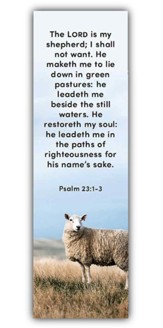 23rd Psalm Bookmarks (Psalm 23 1-23) Pack of 25