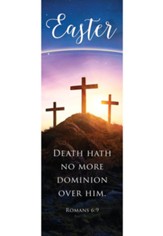 Easter Sunrise (Romans 6:9, KJV) Fabric Banner (2' x 6')