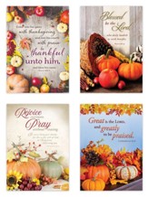 Grateful Greetings (KJV) Box of 12 Thanksgiving Cards
