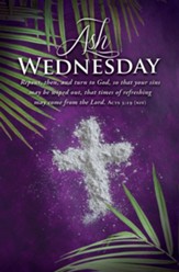 Ash Wednesday (Acts 3:19, NIV) Bulletins, 100
