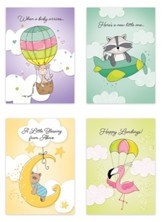 Special Delivery (NIV) Box of 12 Baby Congratulations Cards