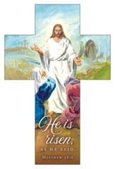 He Is Risen (Matthew 28:6, KJV) Cross Bookmarks, 25