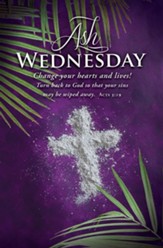 Ash Wednesday (Acts 3:19, CEB) Bulletins, 100